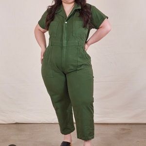 Big Bid Press Petite Jumpsuit 3XL, Emerald Green